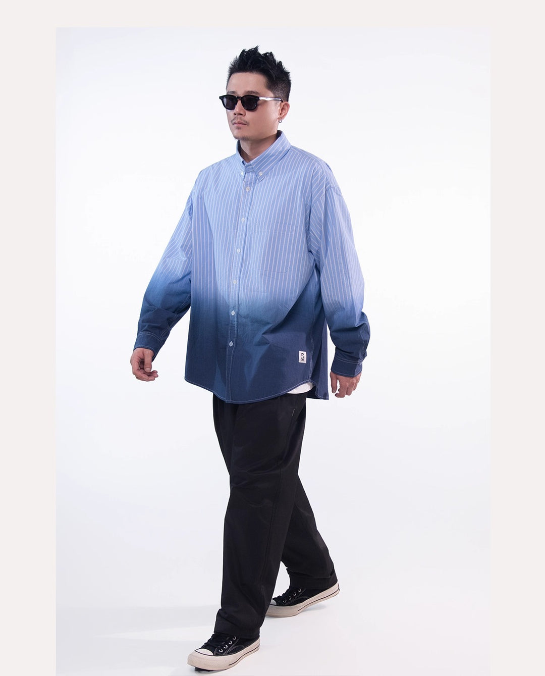 Gradient Pin Stripe Shirt