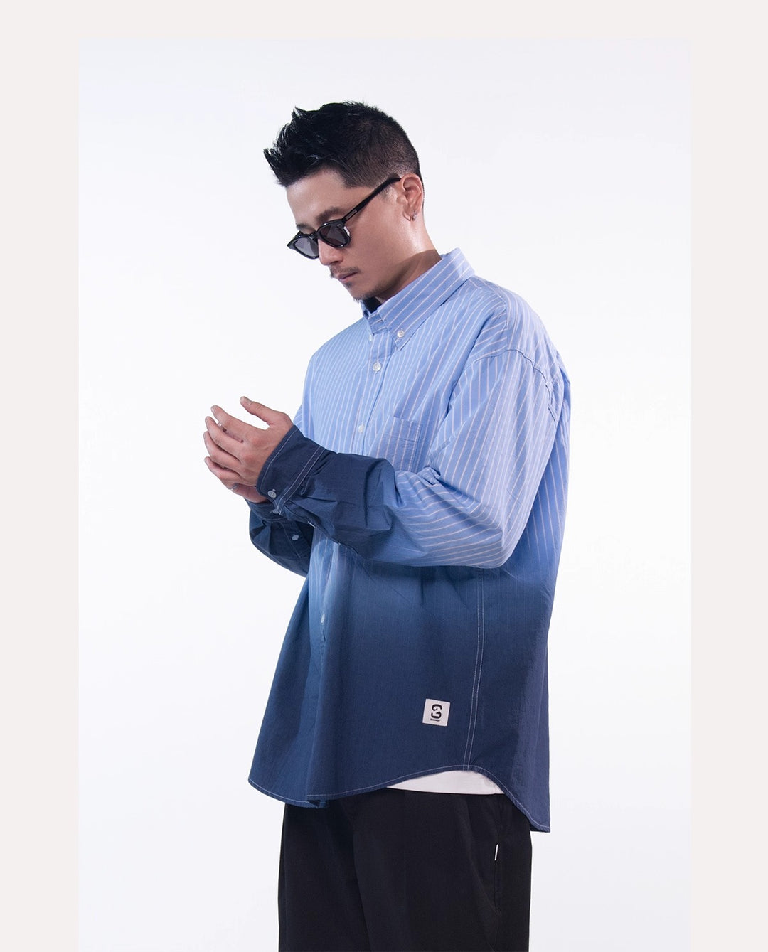 Gradient Pin Stripe Shirt