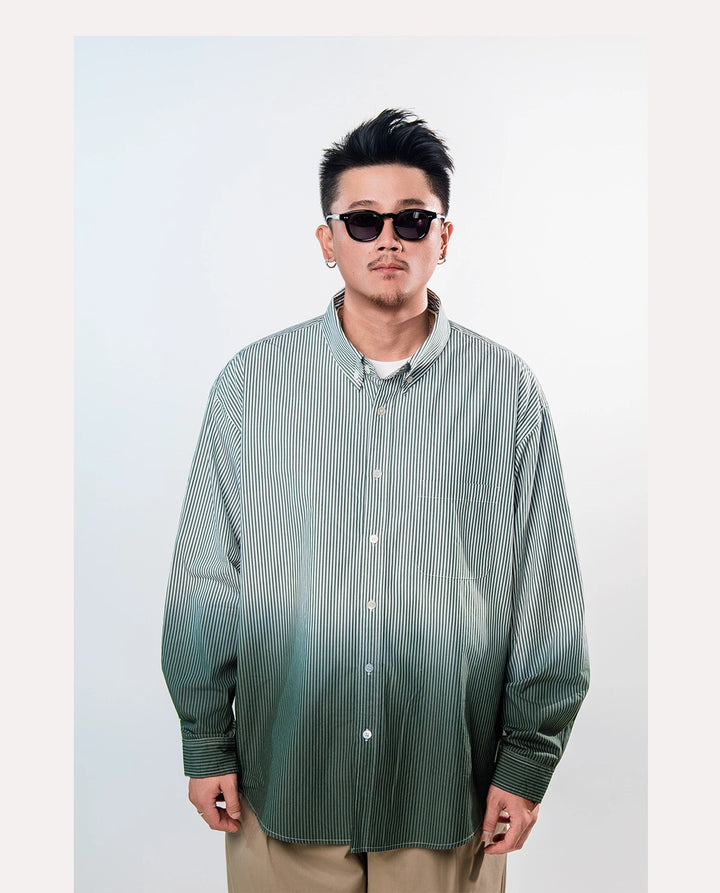 Gradient Pin Stripe Shirt