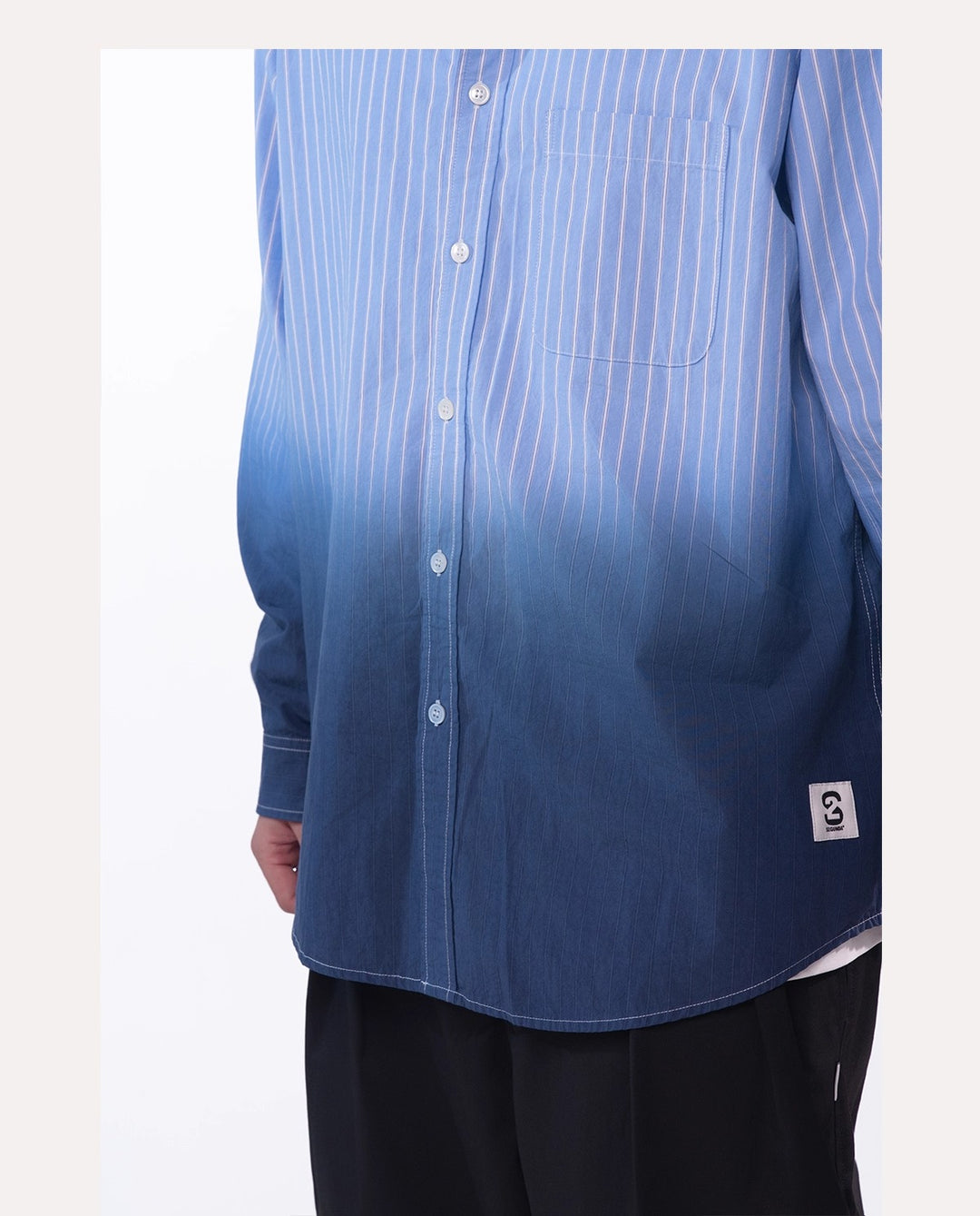 Gradient Pin Stripe Shirt