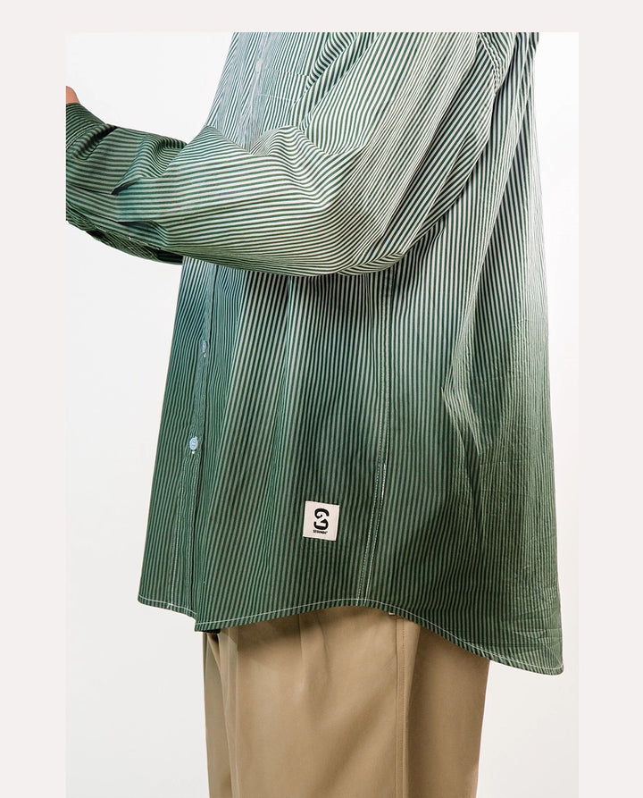 Gradient Pin Stripe Shirt