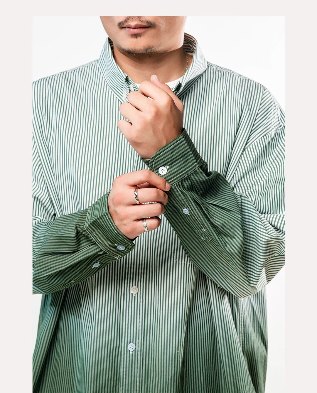 Gradient Pin Stripe Shirt