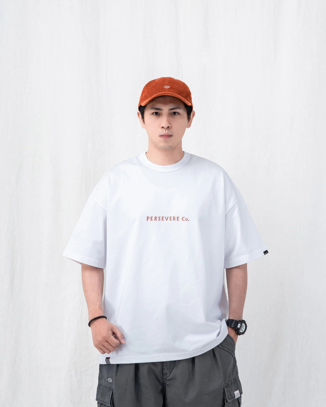 CHAIN-STITCHED GRAPHIC T-SHIRT