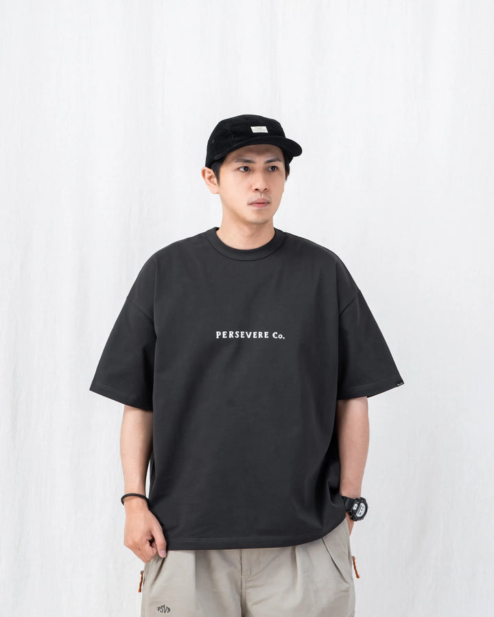 CHAIN-STITCHED GRAPHIC T-SHIRT