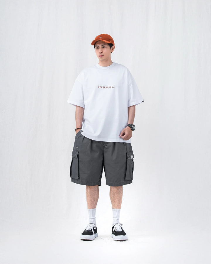 CHAIN-STITCHED GRAPHIC T-SHIRT