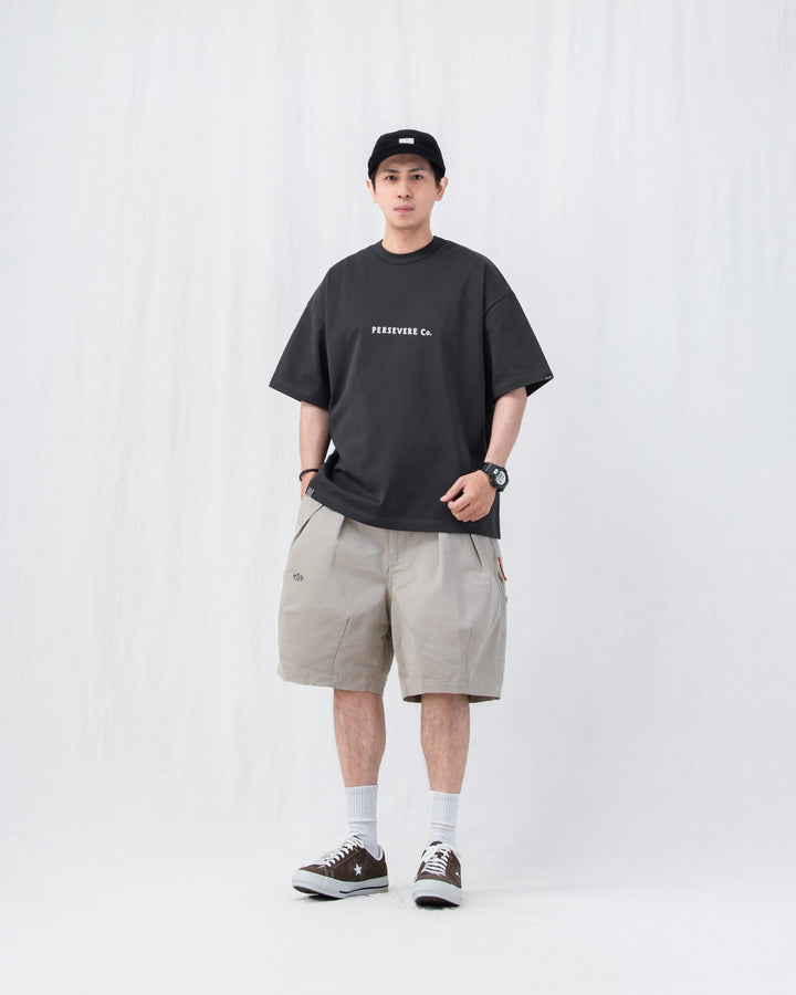 CHAIN-STITCHED GRAPHIC T-SHIRT