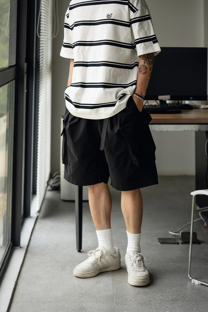 3D Teflon Cargo Shorts