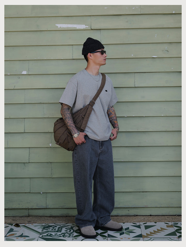 Mini Logo Basic Crew Neck Tee