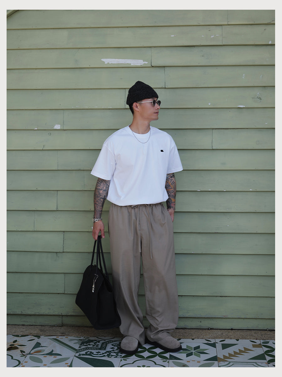 Mini Logo Basic Crew Neck Tee