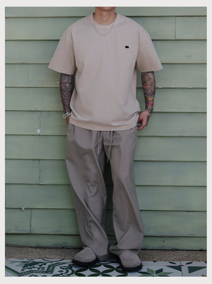 Mini Logo Basic Crew Neck Tee