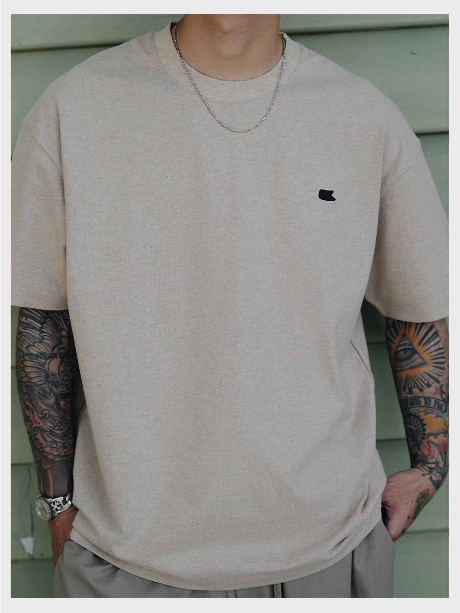 Mini Logo Basic Crew Neck Tee