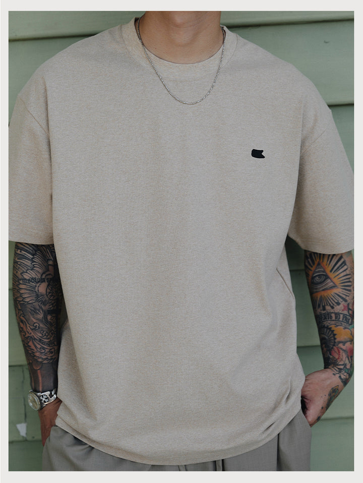 Mini Logo Basic Crew Neck Tee