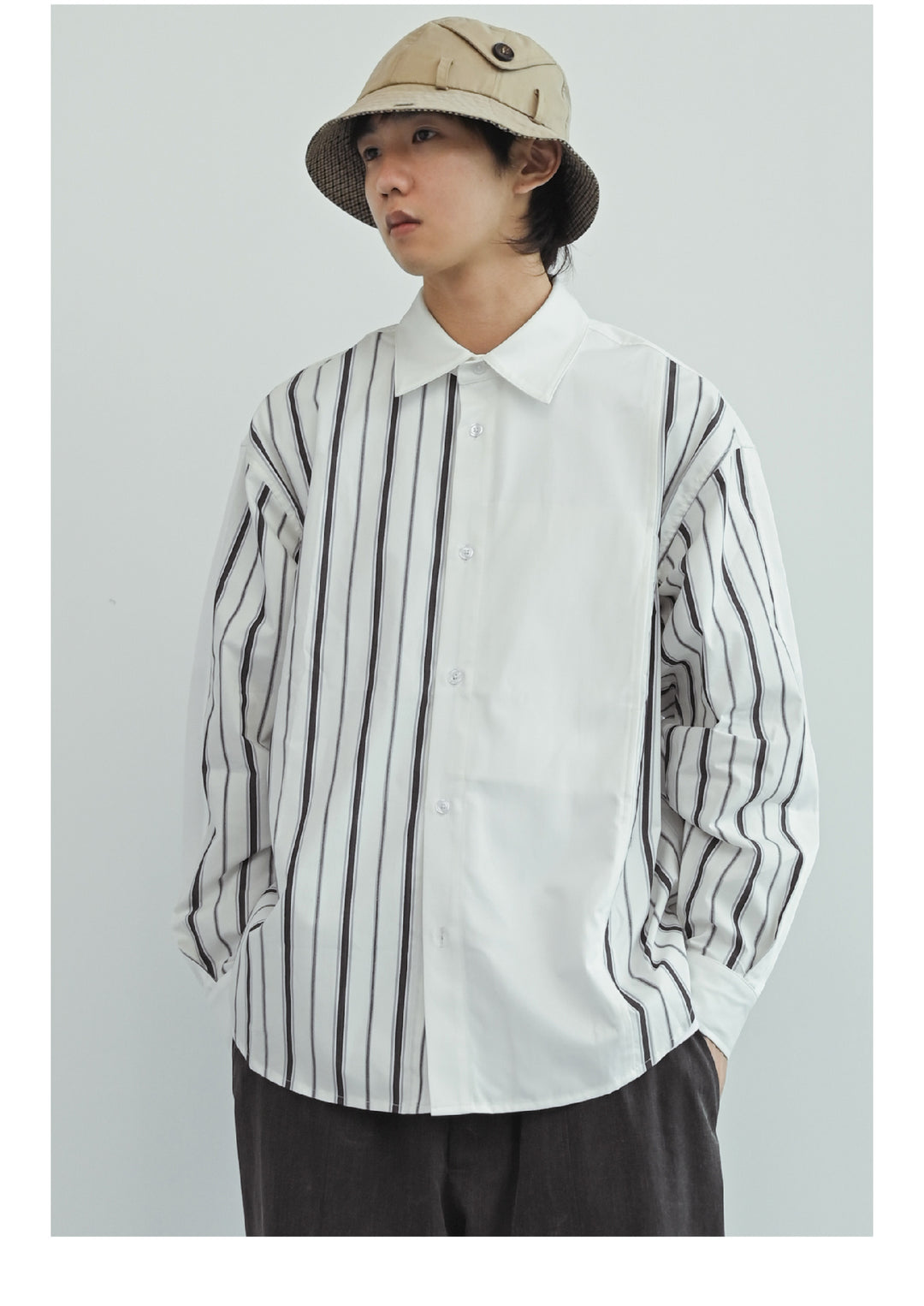 Stripe Panel Shirt