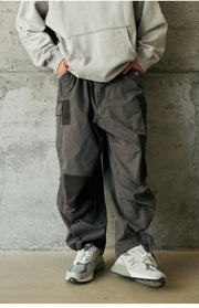 Multi Pocket Patchwork Cargo