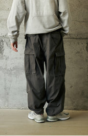 Multi Pocket Patchwork Cargo