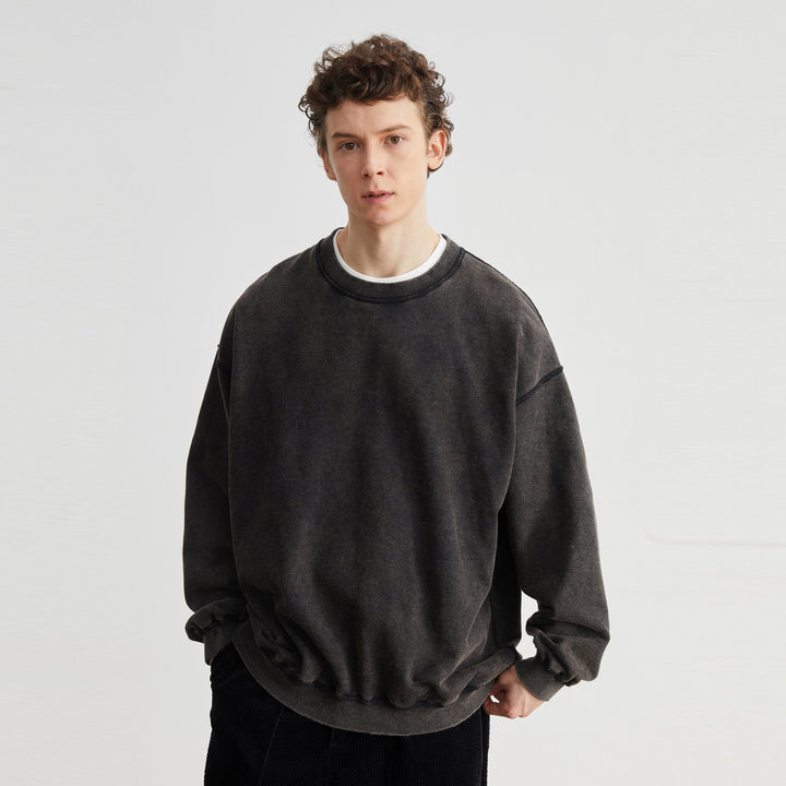 460G Washed Pullover